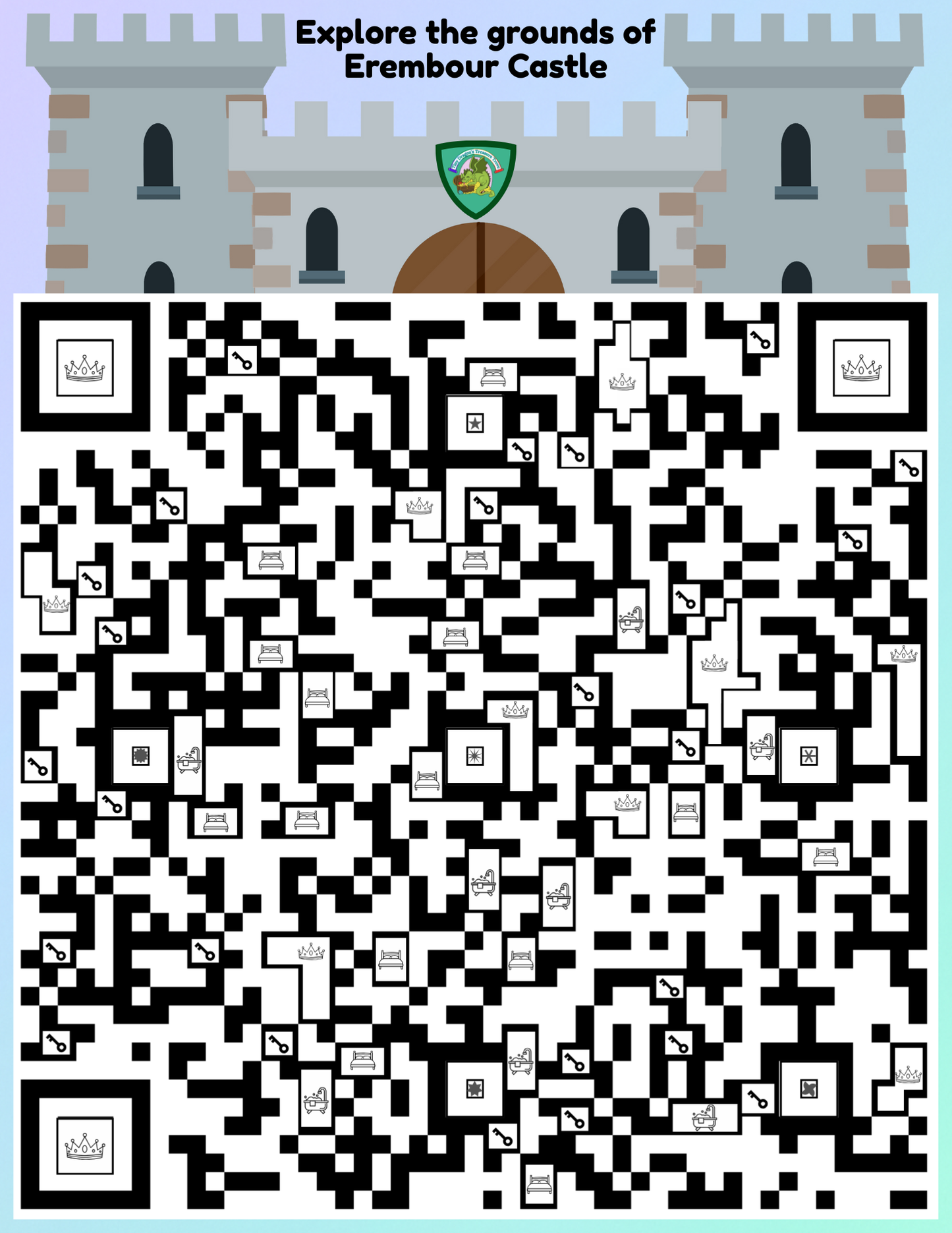 Weekly Chore Chart - Hide & Seek Castle Game