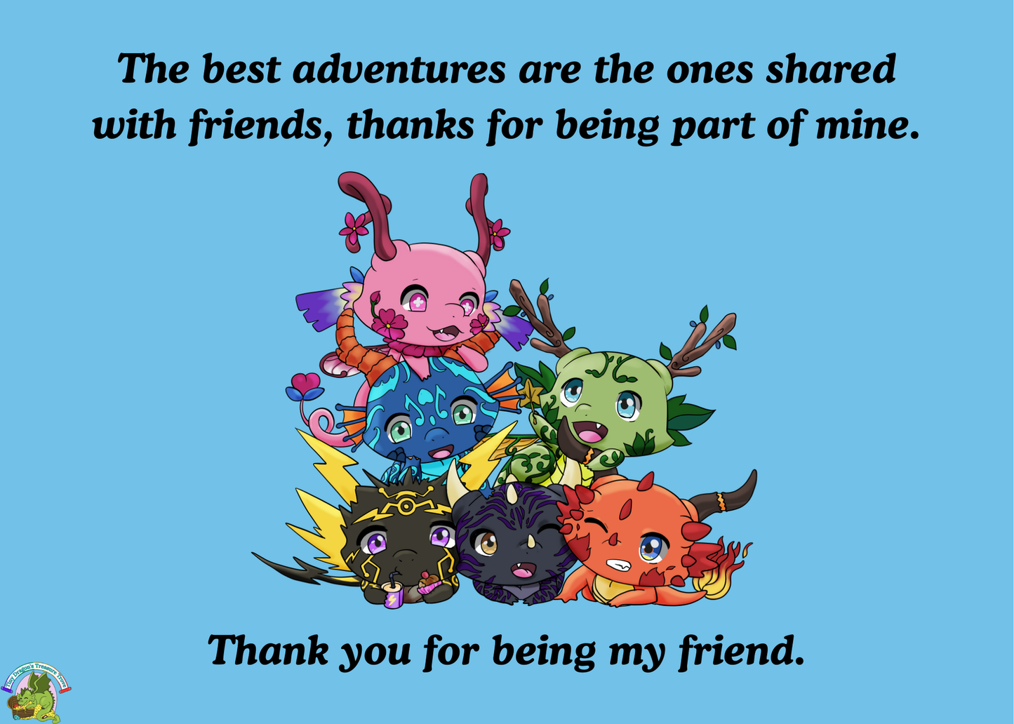 Tiny Dragon Kindness Cards – Free Printable Messages of Care & Gratitude