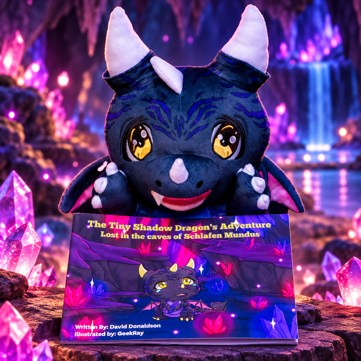 Tiny Shadow Dragon Bundle (Book & Plush Toy)