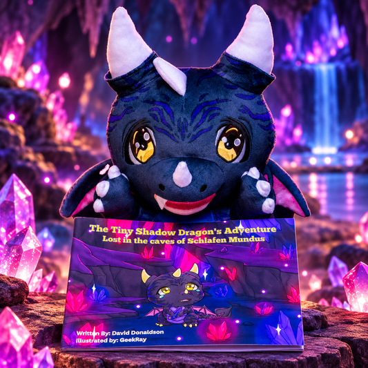 Tiny Shadow Dragon Bundle (Book & Plush Toy)
