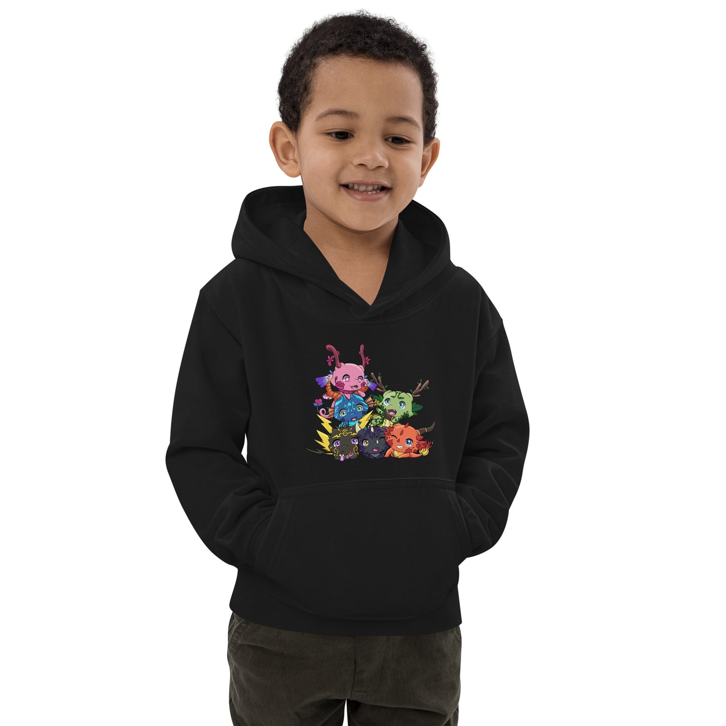 Kid's Dragon Pile Hoodie