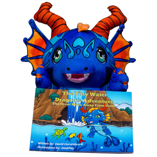 Tiny Water Dragon Bundle (Book & Plush Toy)
